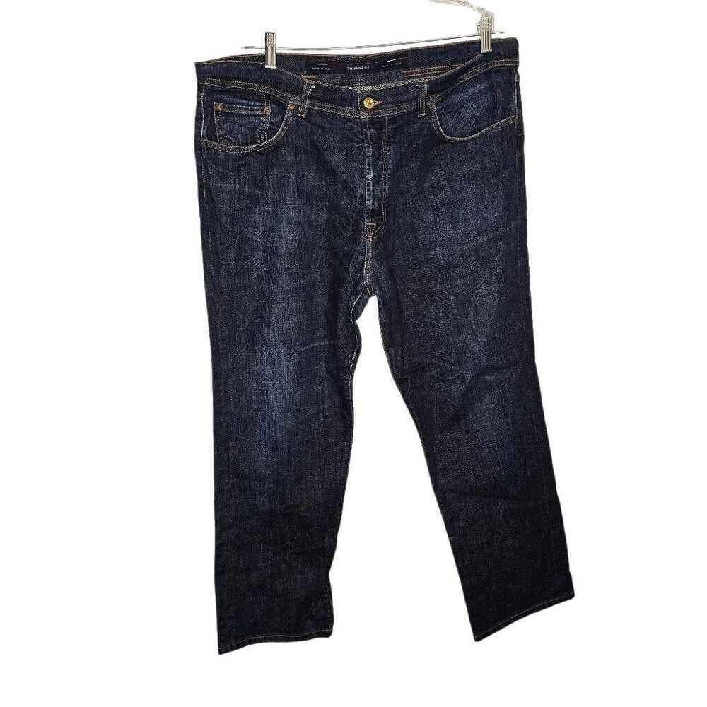 Stefano Ricci Luxury Jeans 903 Straight Leg Mens 42"X29" Made In Italy Gold Butt